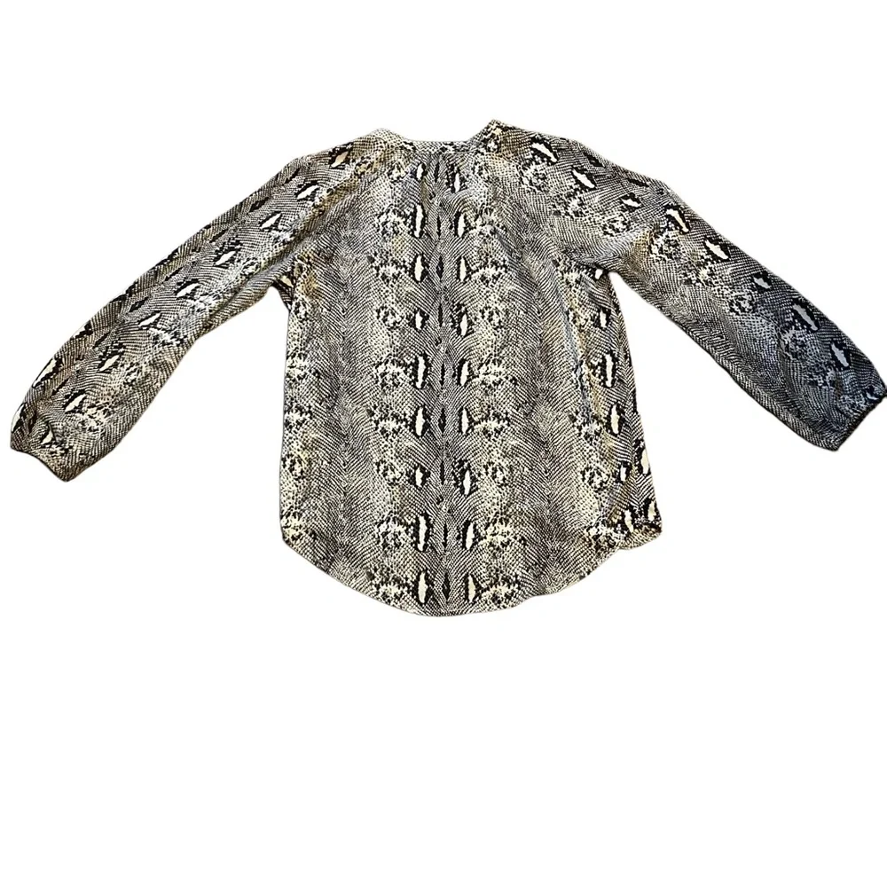 J.Crew Lightweight snakeprint Blouse